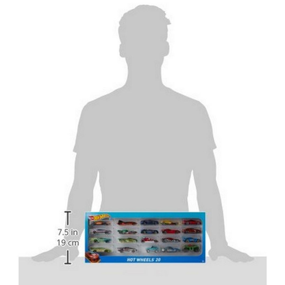 Hot Wheels 20-Car Gift Pack – Die-Cast Toy Cars for Kids