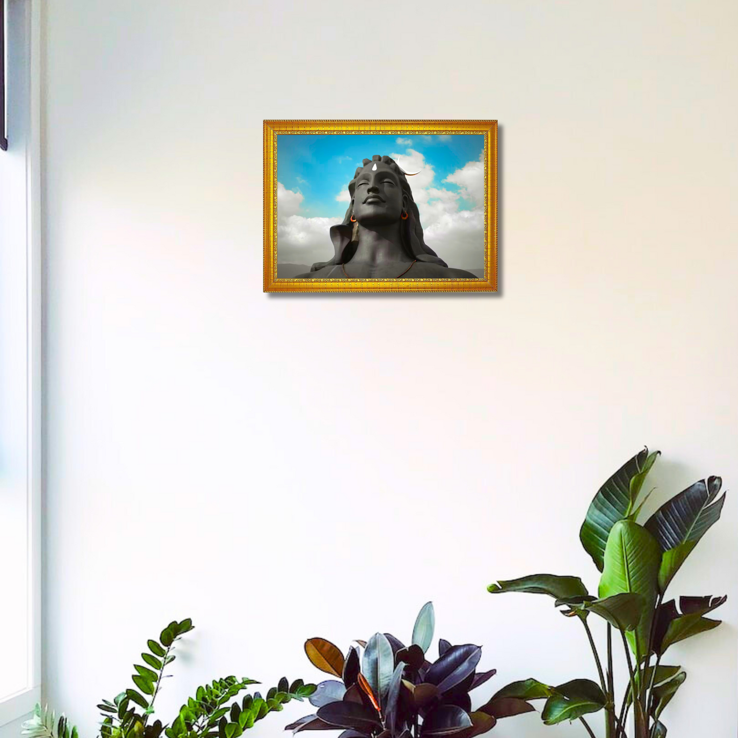 "Isha Adiyogi" 12x8 Inches Glassy Finish Photo Frame