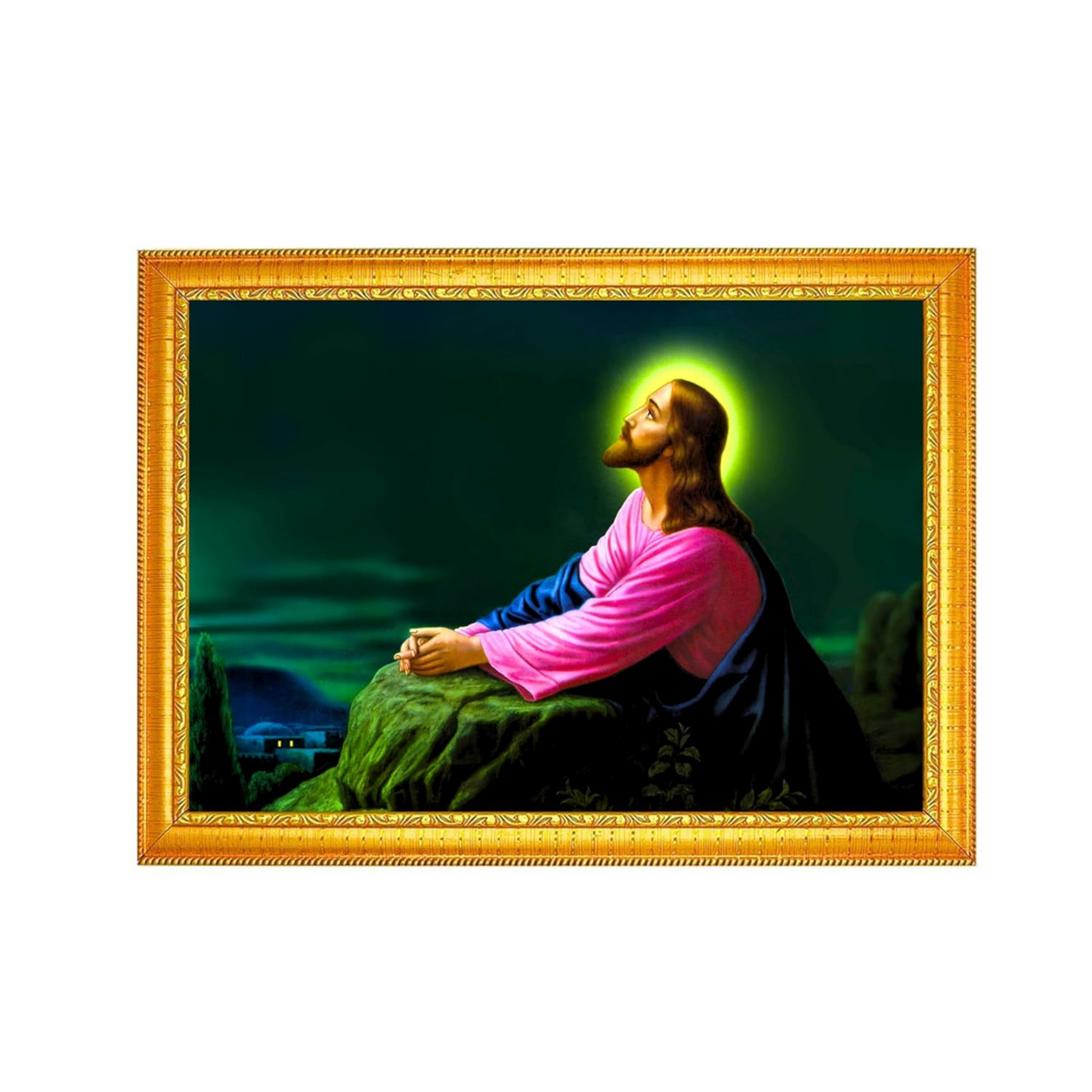 Jesus 12x8 Inch Glassy Finish Photo Frame