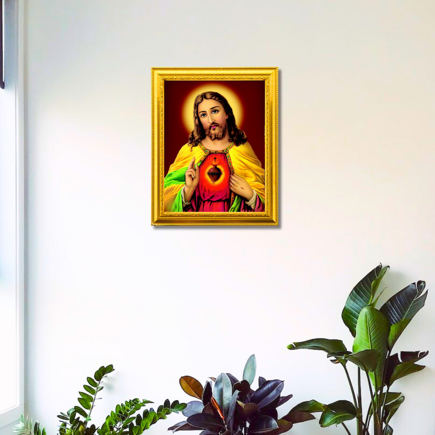 "Jesus Iruthaya" 10x12 Inches Glassy Finish Photo Frame