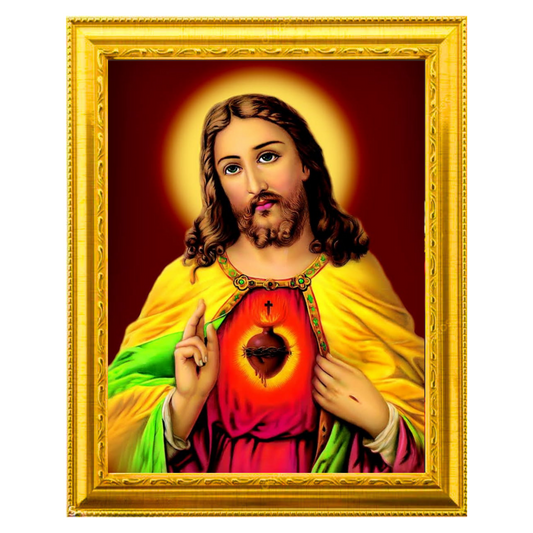 "Jesus Iruthaya" 10x12 Inches Glassy Finish Photo Frame