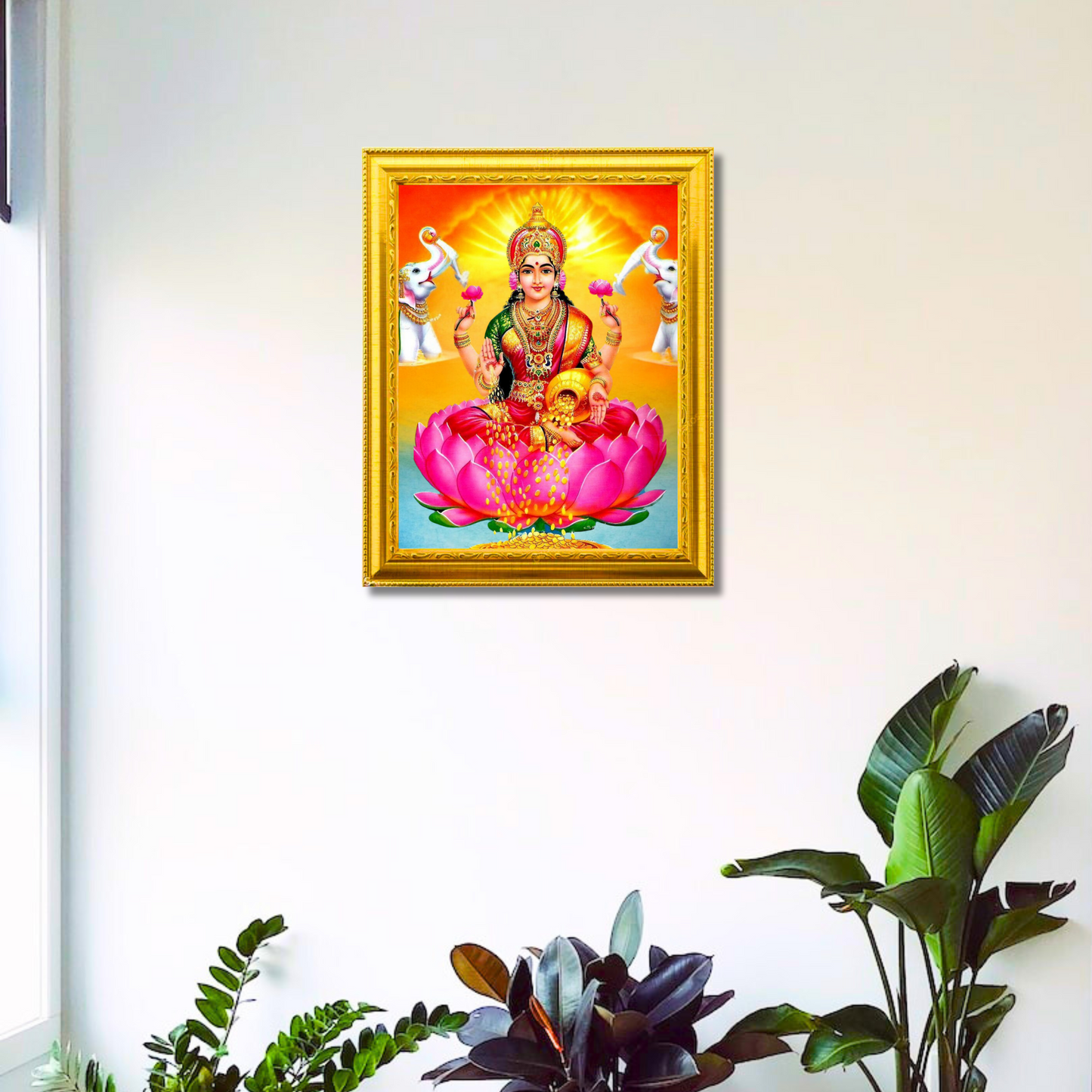 "Lakshmi Devi" 10x12 Inches Glassy Finish Photo Frame