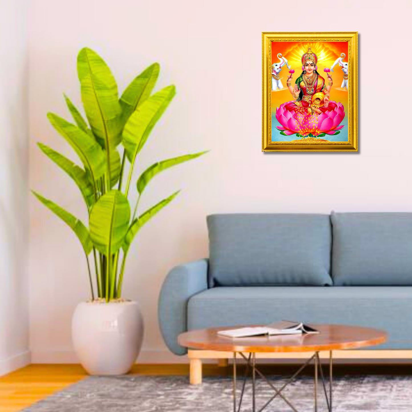 "Lakshmi Devi" 10x12 Inches Glassy Finish Photo Frame