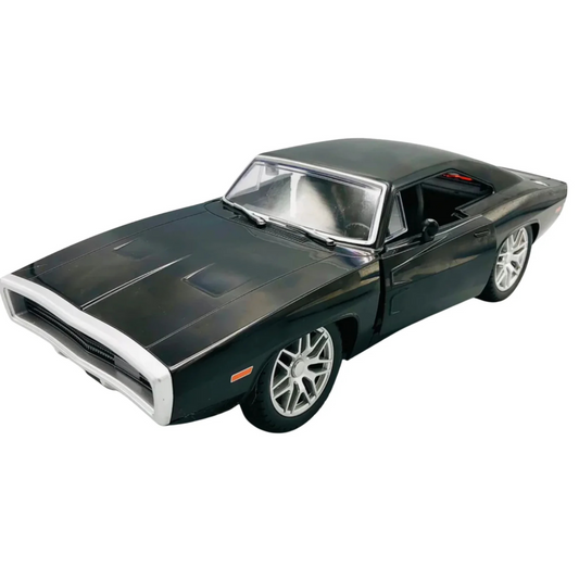 MOKA Remote Control Muscle Car – 1:12 Rechargeable RC Car with LED Lights & Opening Doors