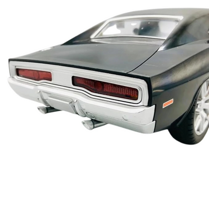 MOKA Remote Control Muscle Car – 1:12 Rechargeable RC Car with LED Lights & Opening Doors