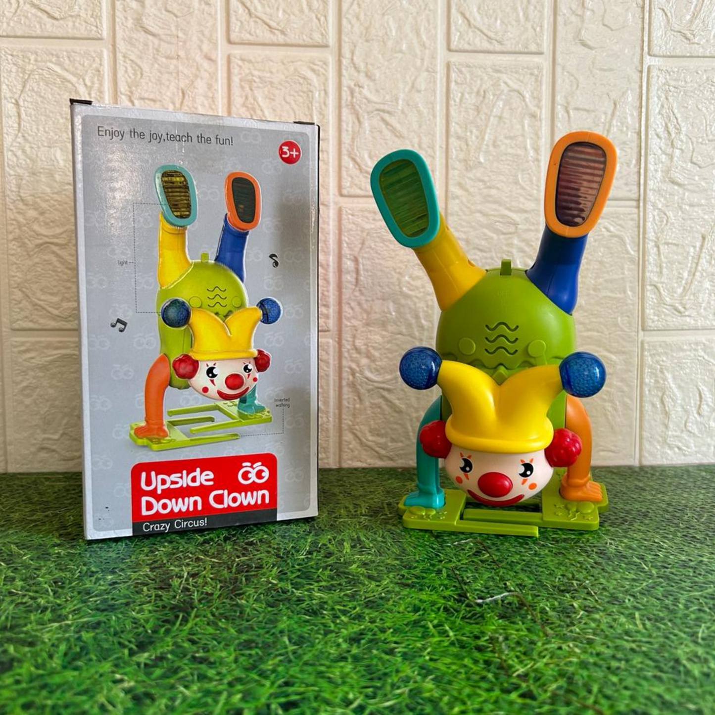Musical Upside Down Clown Toy for Kids