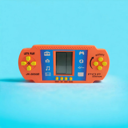 POP Station Handheld Video Game Console – Classic Retro Brick Game for Kids