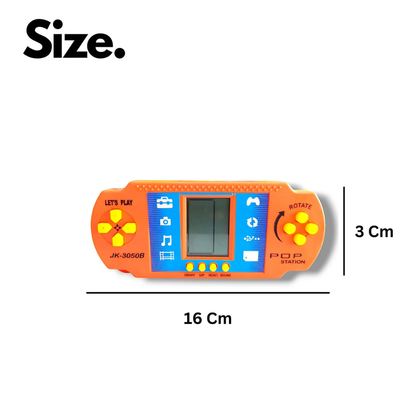 POP Station Handheld Video Game Console – Classic Retro Brick Game for Kids
