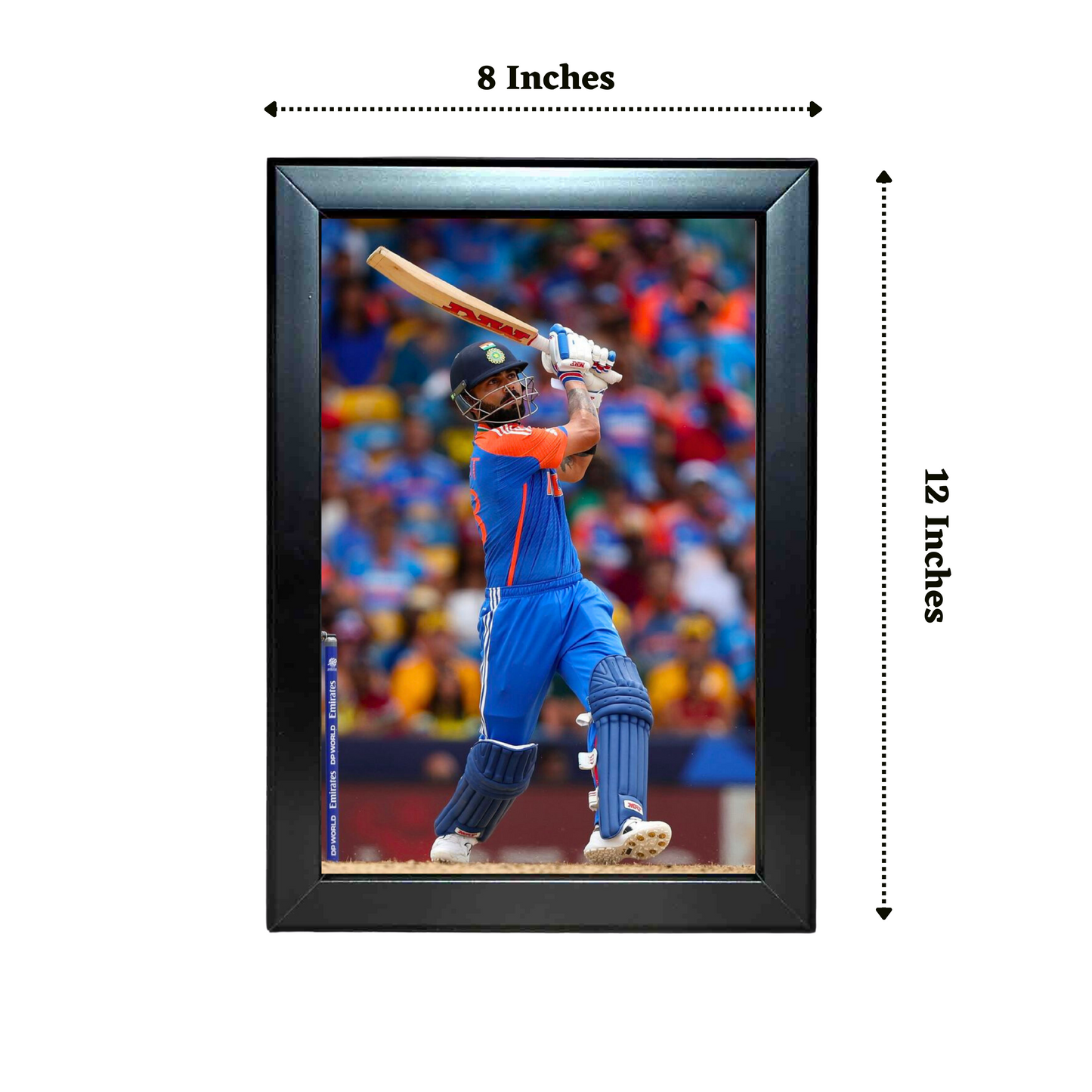 "Player of the Match Virat Kohli" 8x12 Inches Glassy Finish Photo Frame