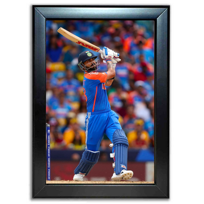 "Player of the Match Virat Kohli" 8x12 Inches Glassy Finish Photo Frame