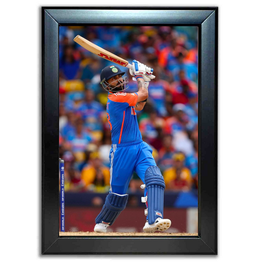 "Player of the Match Virat Kohli" 8x12 Inches Glassy Finish Photo Frame