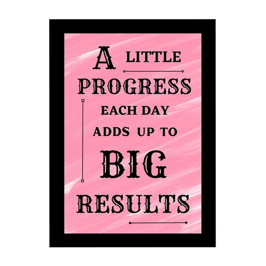 "Progression Path" Motivational Quote 8x12 Matte Finish Photo Frame