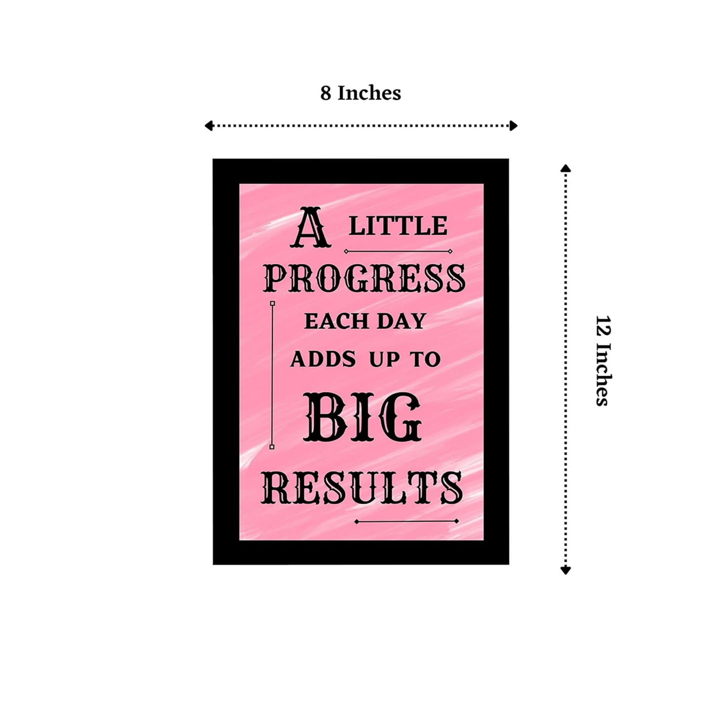 "Progression Path" Motivational Quote 8x12 Matte Finish Photo Frame