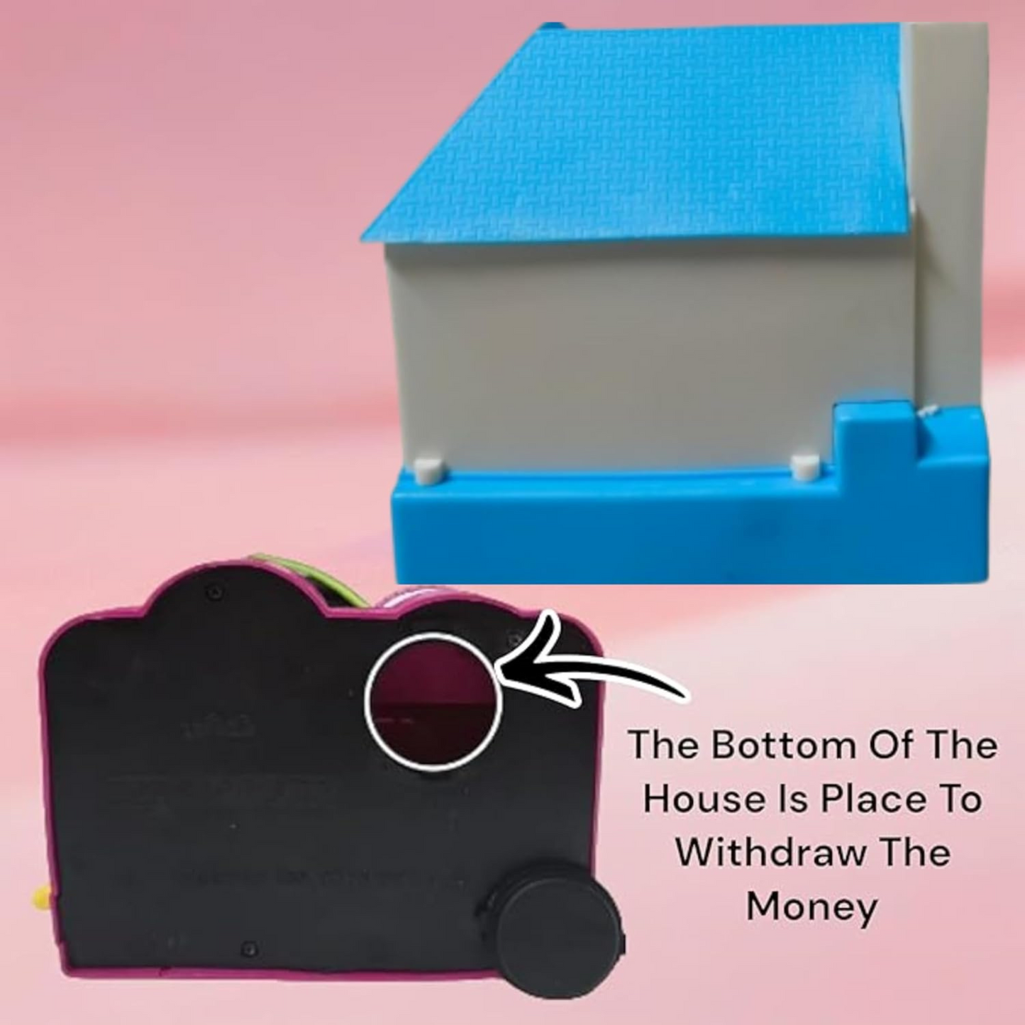 Puppy House Dog Coin Stealing Piggy Bank for Kids