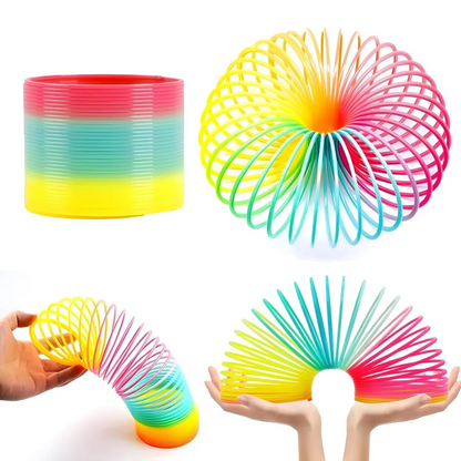 Rainbow Magic Spring Toy for Kids - Pack of 2