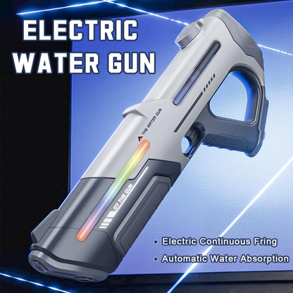 Rechargeable Electric Water Gun with Automatic Suction & Burst Mode | Long Range High Pressure Water Blaster Toy for Kids & Adults