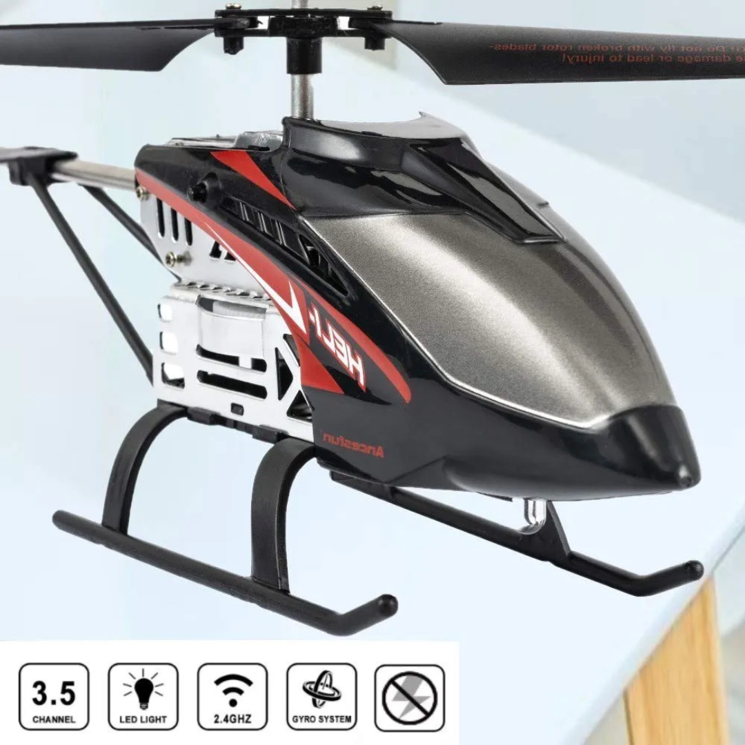 Remote Control Helicopter 3.0 – 2.4GHz RC Toy with Gyro Balance & 7-Color LED Lights