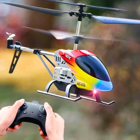 Remote Control Helicopter Toy for Kids – 3.5 Channel RC Aircraft with Altitude Hold, Rechargeable Battery & LED Lights (25cm)