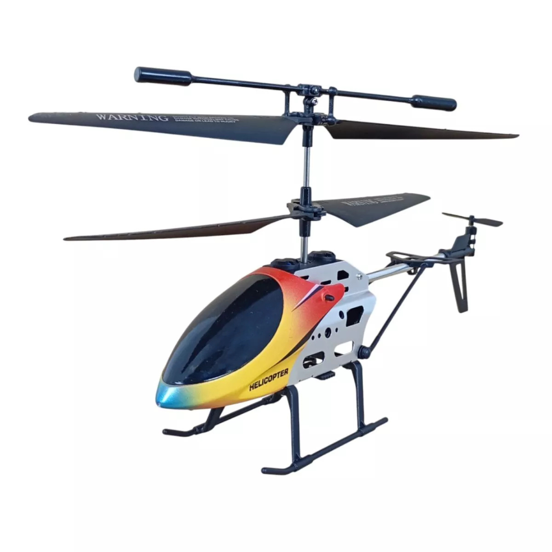 Remote Control Helicopter Toy for Kids – 3.5 Channel RC Aircraft with Altitude Hold, Rechargeable Battery & LED Lights (25cm)