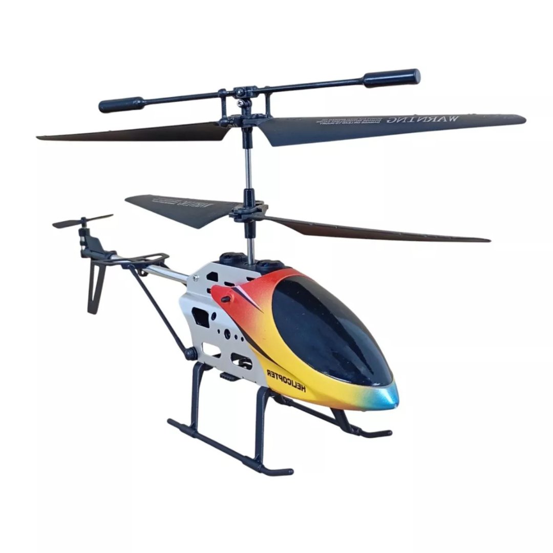 Remote Control Helicopter Toy for Kids – 3.5 Channel RC Aircraft with Altitude Hold, Rechargeable Battery & LED Lights (25cm)