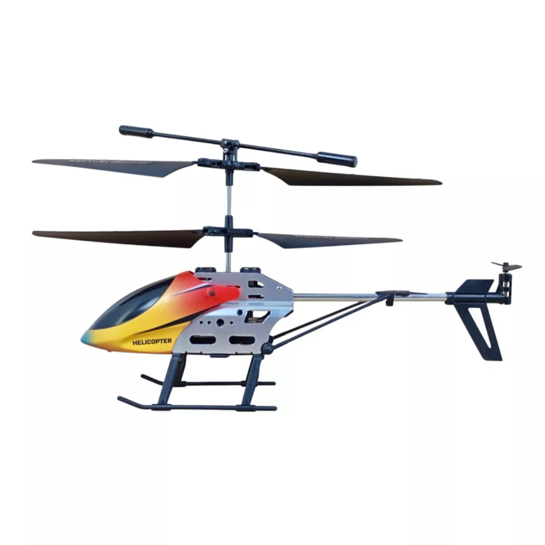 Remote Control Helicopter Toy for Kids – 3.5 Channel RC Aircraft with Altitude Hold, Rechargeable Battery & LED Lights (25cm)