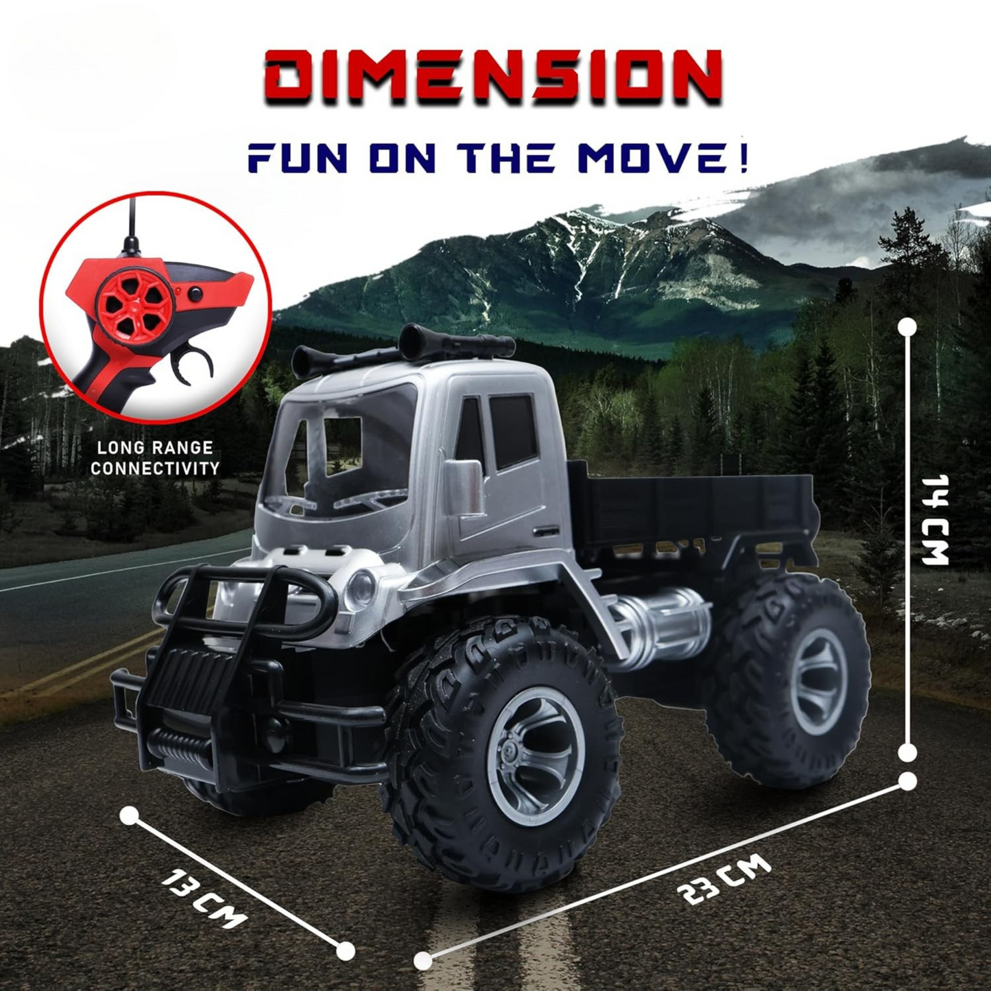 Remote Control Monster Cargo Truck
