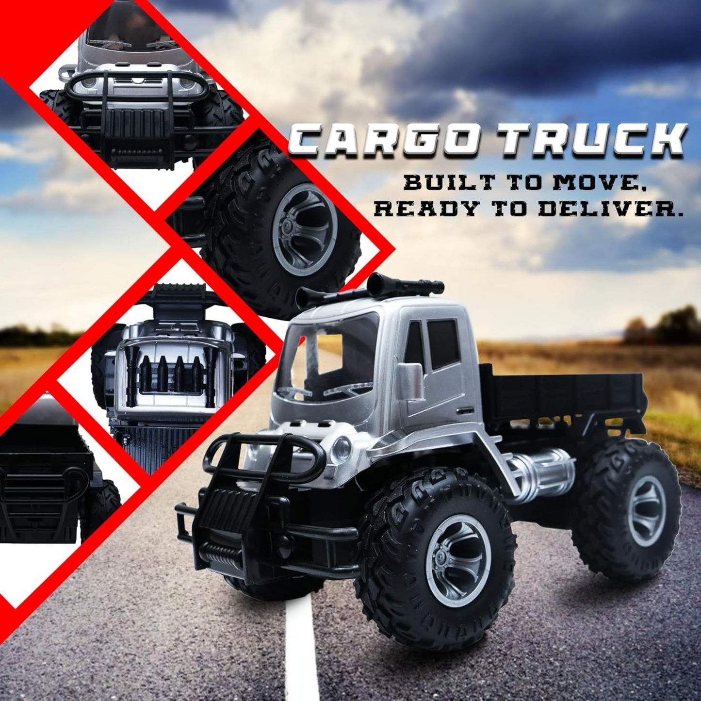 Remote Control Monster Cargo Truck