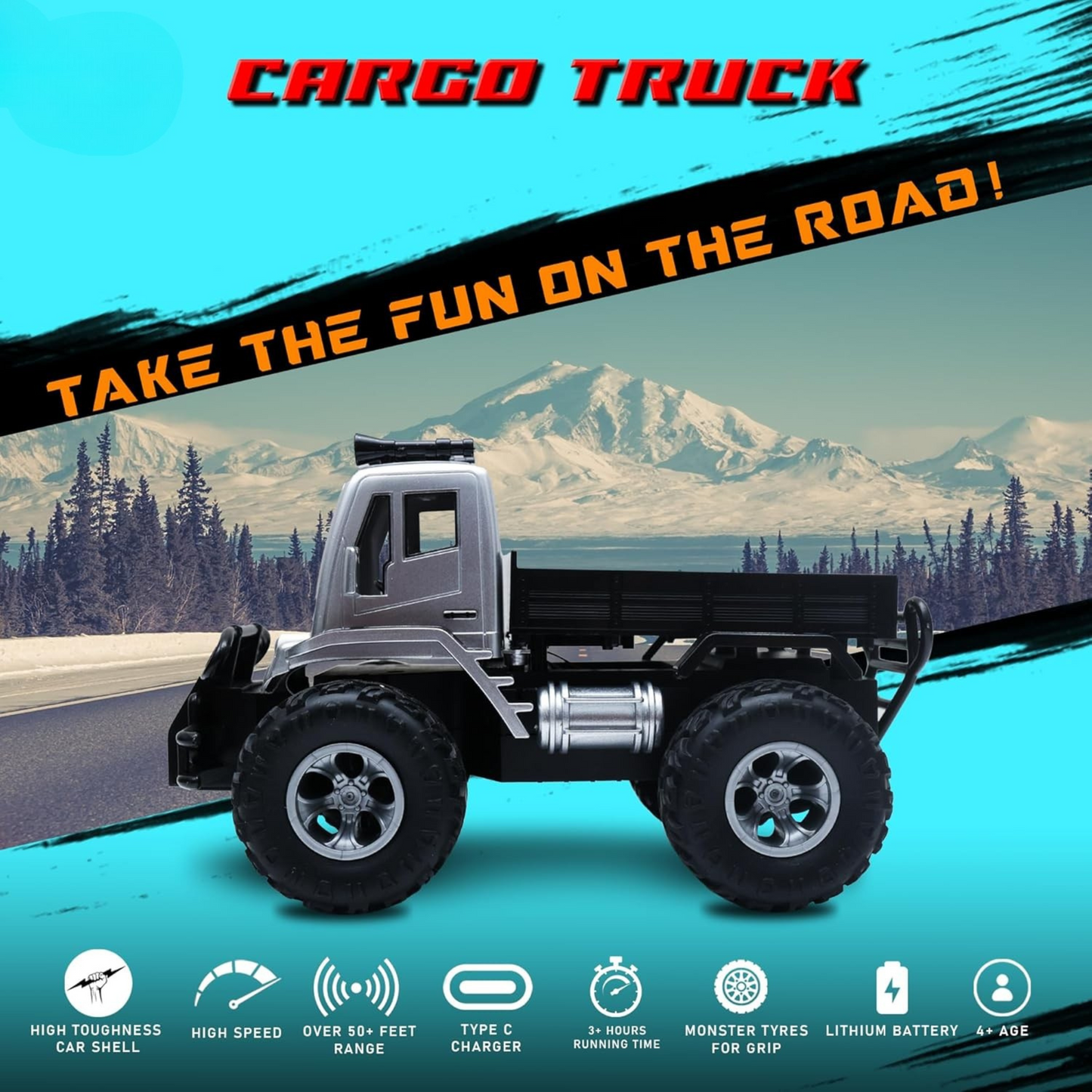 Remote Control Monster Cargo Truck