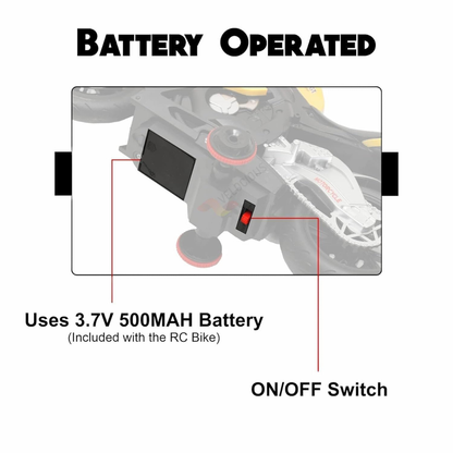 Remote Control Moto Bike Toy – 1:20 Scale Racing Motorcycle with Light, Sound & 360° Rotation | Rechargeable RC Bike for Kids