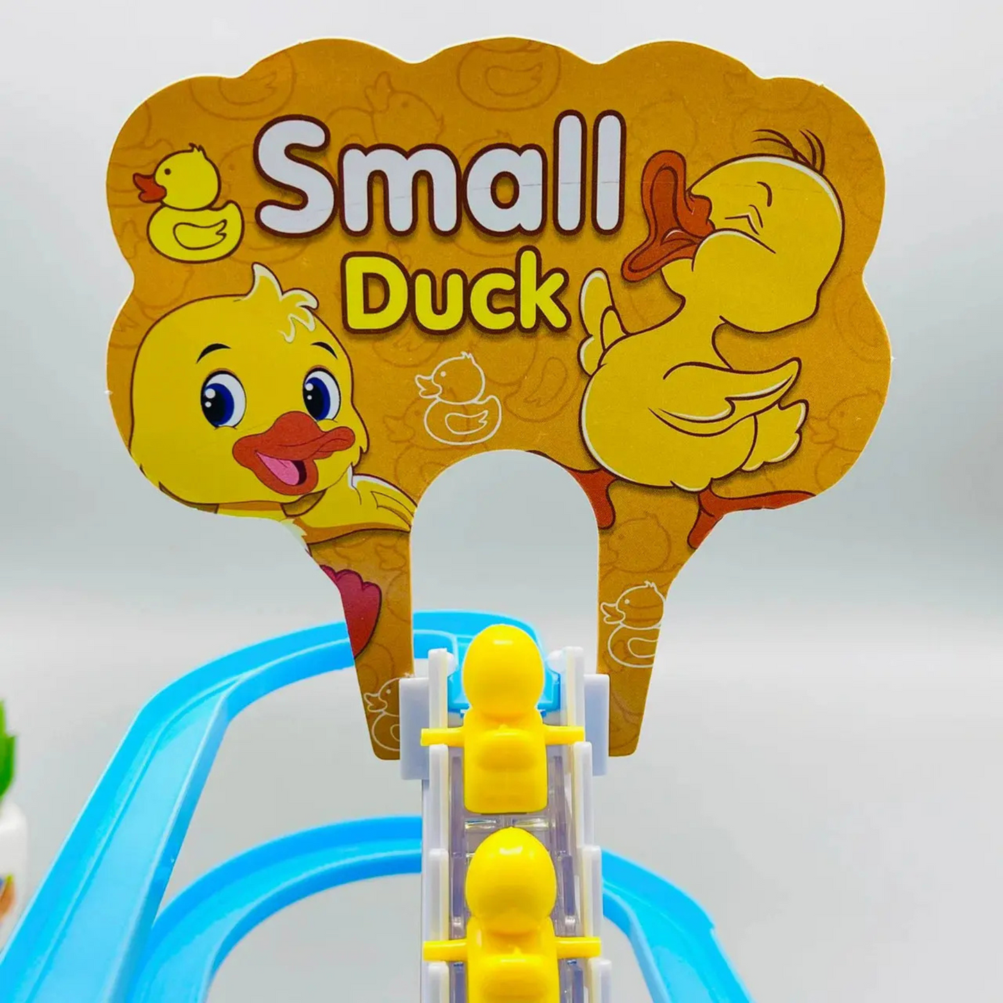 Small Duck Climbing Stairs Toy with Music & Lights
