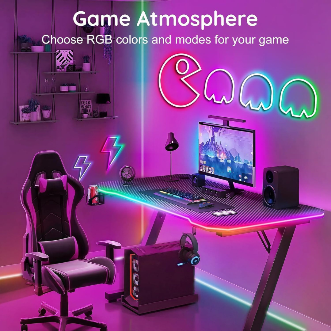 Smart LED Neon RGB Strip Light with Bluetooth & Remote Control